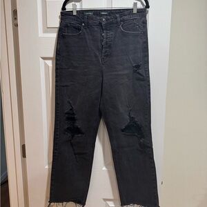 Target distressed straight leg jeans